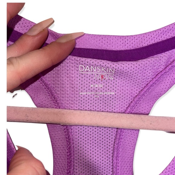 DANSKIN NOW Purple Dri More Racerback Athletic Tank M - Picture 3 of 8